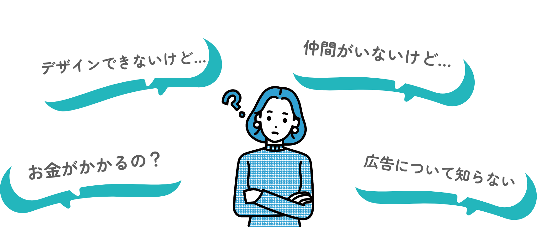 心配事がいっぱい